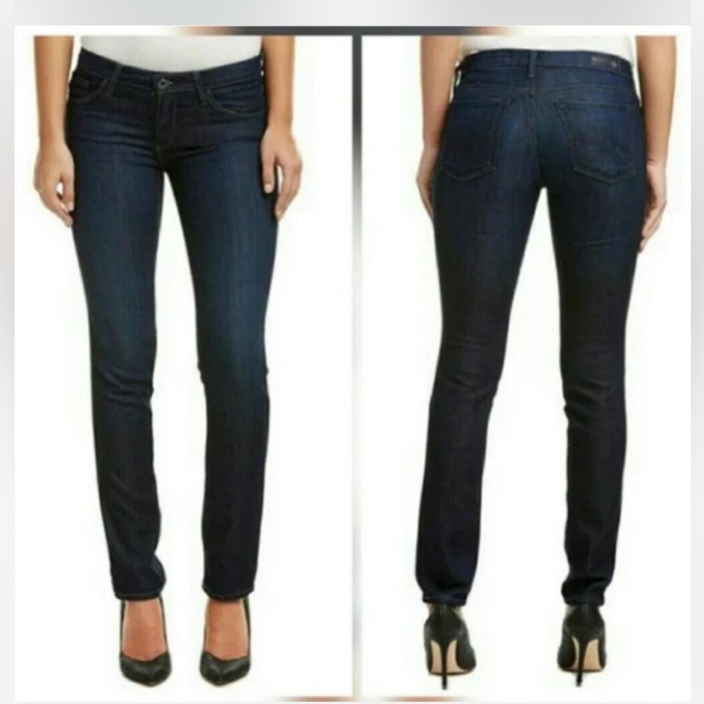 AG Adriano Goldschmied Faye midrise cigarette denim jeans size 28